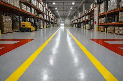 Industrial epoxy floor warehouse Pittsburgh Pennsylvania