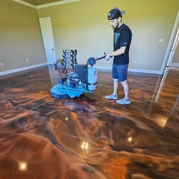 Metallic flooring system Pittsburgh