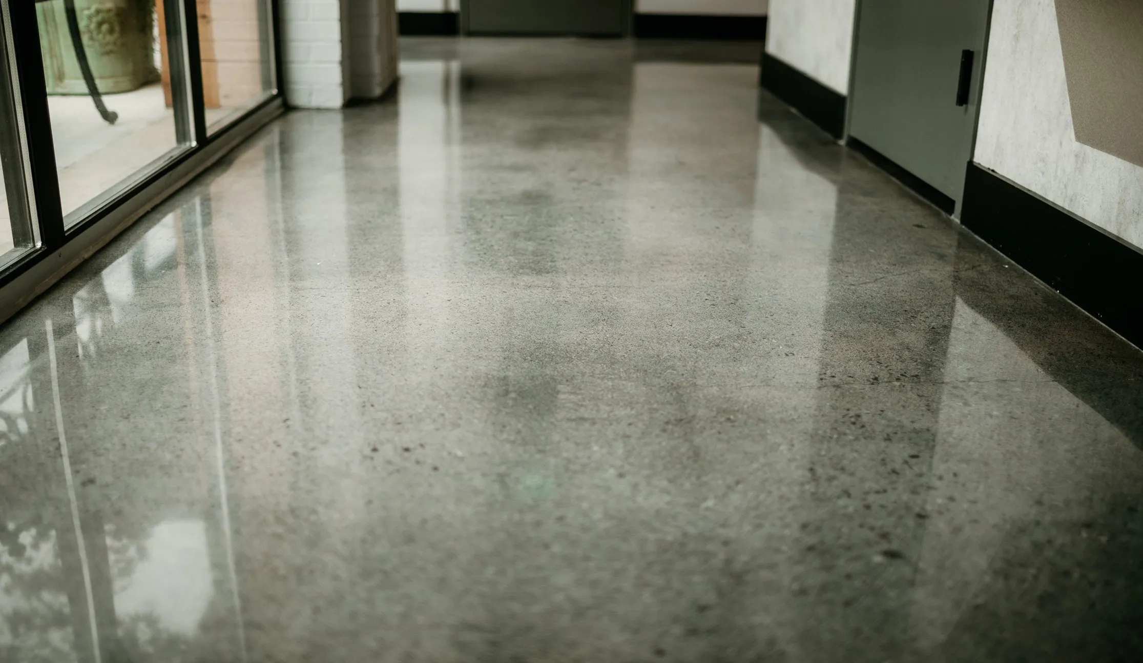 Polished concrete floor Pittsburgh