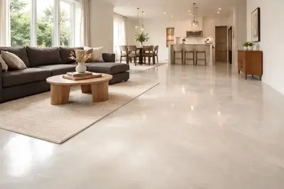 Residential metallic epoxy floor Pittsburgh Pennsylvania