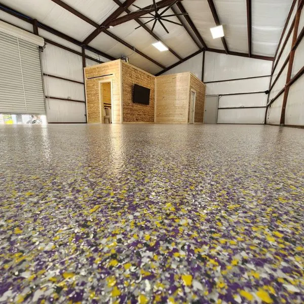 Home interior epoxy floor Pittsburgh